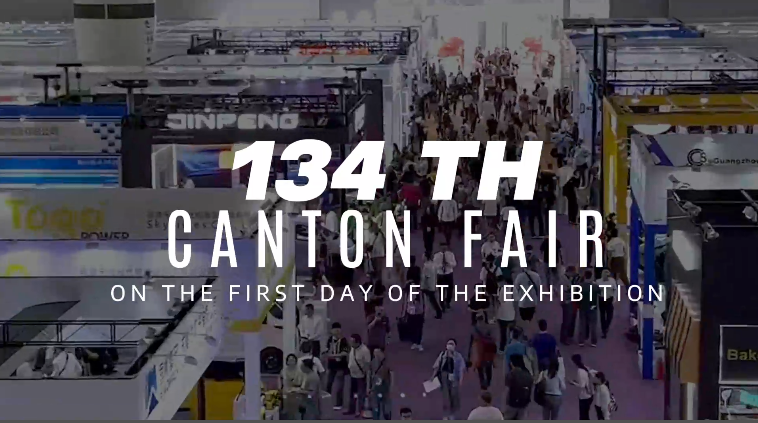 134ª Feria de Cantón el primer día de exposición