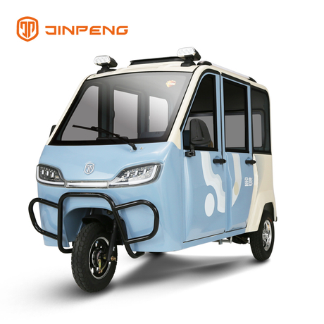Triciclo eléctrico para pasajeros a prueba de lluvia-HT