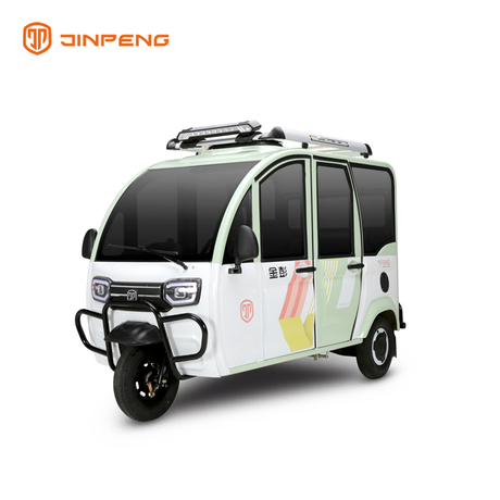 Triciclo eléctrico de vendedor caliente de 5 puertas y 3 asientos-XT