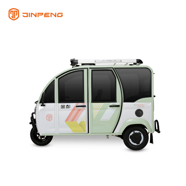 Triciclo eléctrico de vendedor caliente de 5 puertas y 3 asientos-XT
