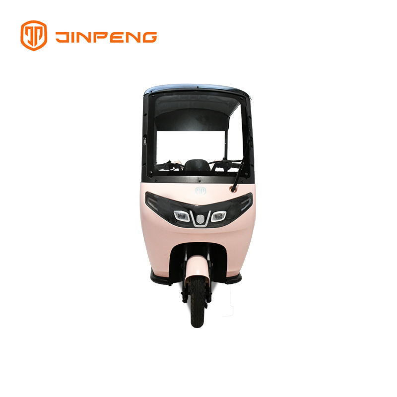 Triciclo eléctrico de pasajeros con techo-P2