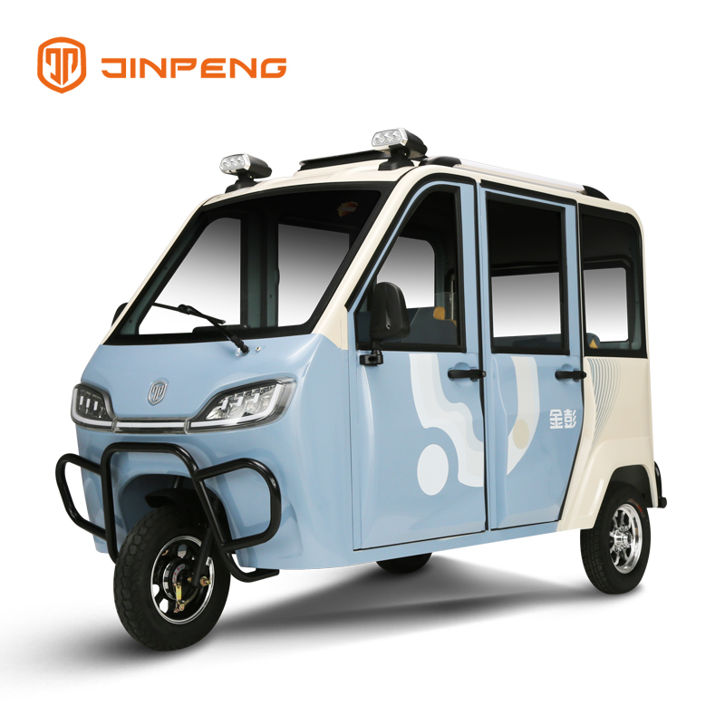 Triciclo eléctrico para pasajeros a prueba de lluvia-HT